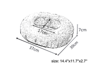 OEM ODM 압력 기복을 위한 작은 연약한 기억 거품 도넛 방석